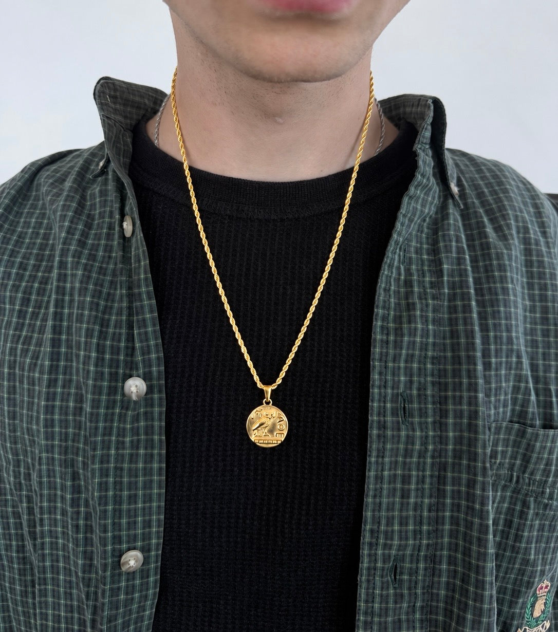 Athenian Owl Necklace