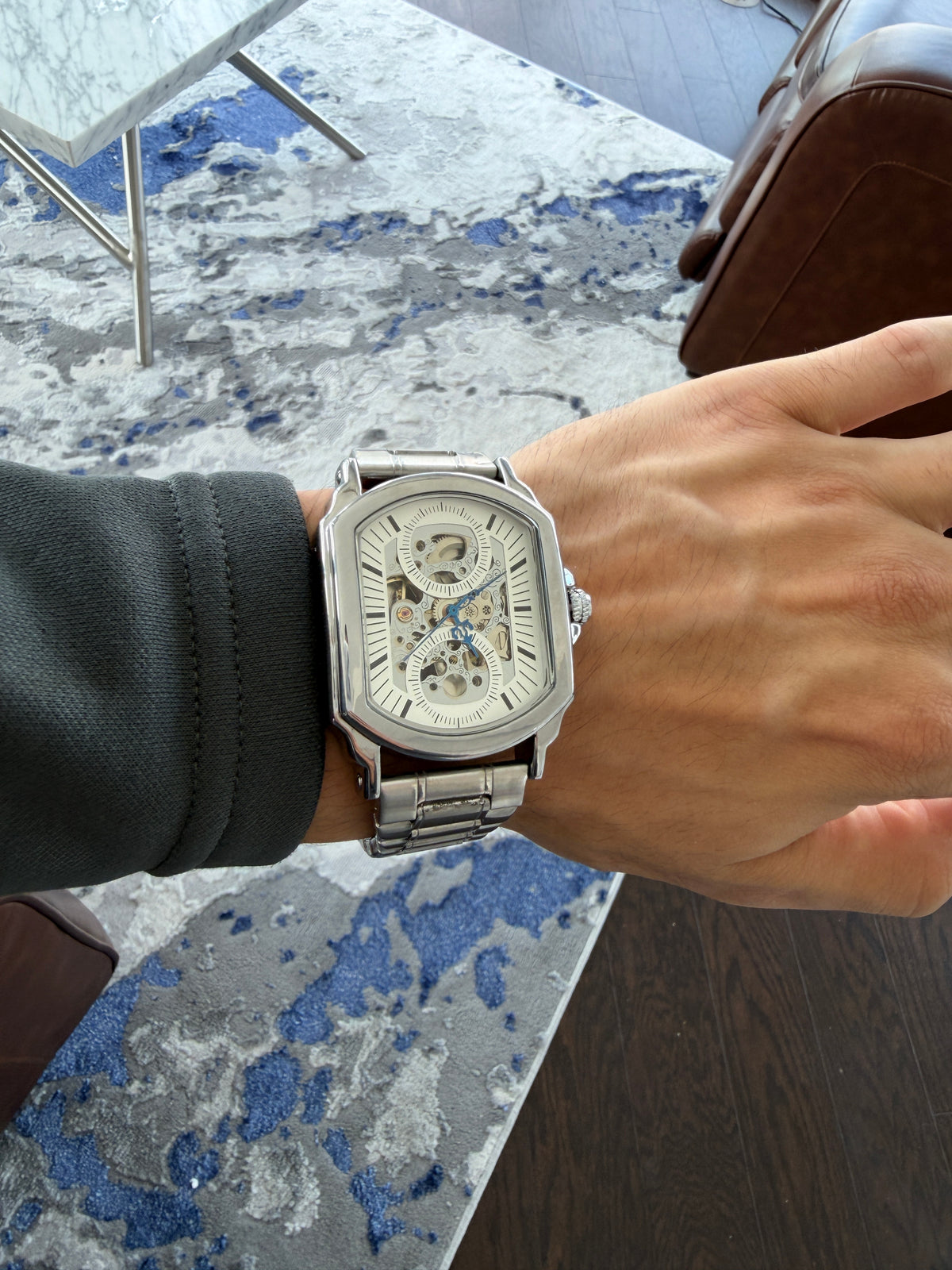 SKELETON CLOCK WATCH
