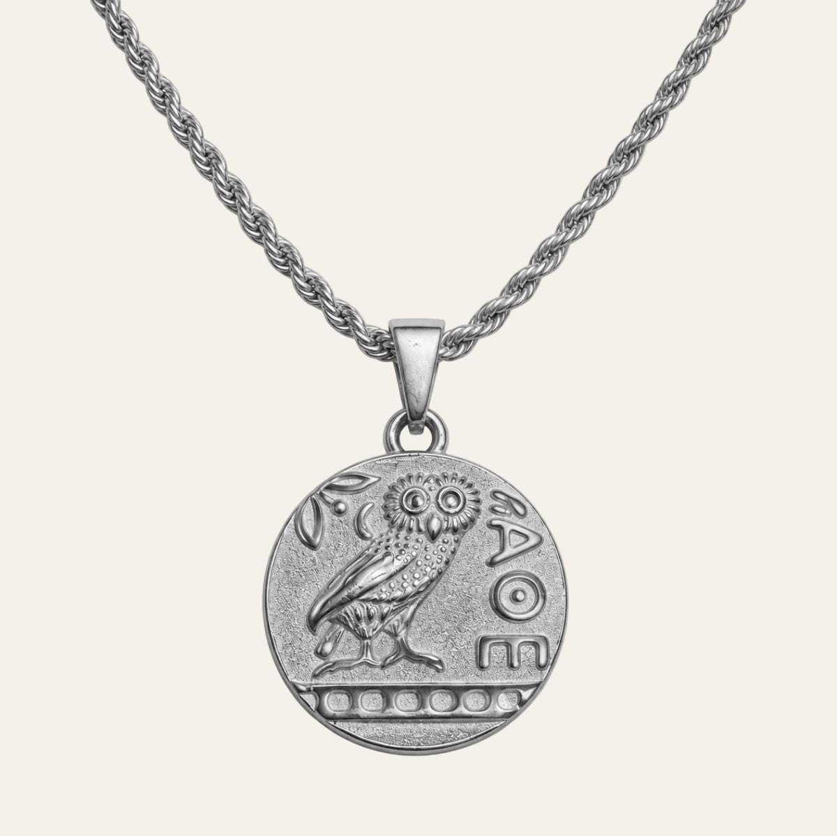 Athenian Owl Necklace