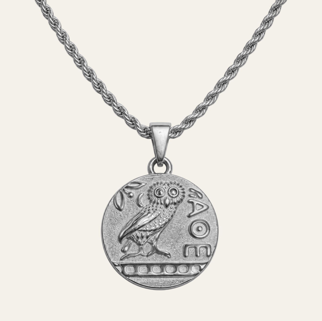 Athenian Owl Necklace