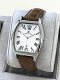Pablo Raez Casual Business Men's Quartz Watch Barrel-shaped Leather Strap Waterproof Calendar Watch Cross-Border Shipping